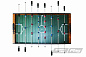 Настольный футбол - кикер Start Line Play Dusseldorf SLP-4824G1 4 фута
