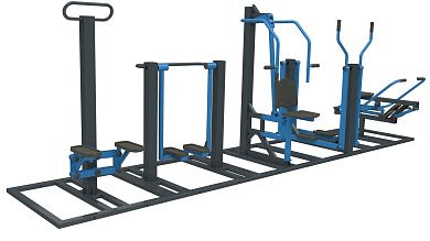 Спортивный комплекс Sport-Fora YTR2K с тренажерами многофункциональный для улицы