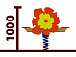 Качели-балансир на пружине Аленький цветочек 04510 для детской площадки