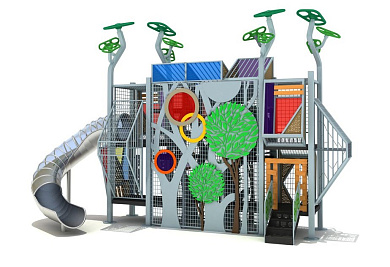 игровой комплекс парк-001 7-14 лет для детских площадок в парках и скверах