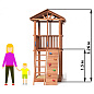 Детская деревянная площадка Можга Спортивный городок 2 СГ2 крыша дерево