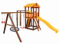 Детский игровой комплекс Perfetto sport Pitigliano-7 + качели-гнездо Паутина 100