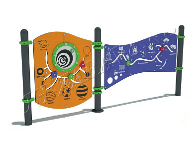 детский элемент интерактивная панель полёт для детской площадки