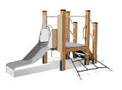 детский игровой комплекс  вст 5806/2 для уличной площадки