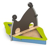 песочница romana парусник 057.97.00 для детской площадки