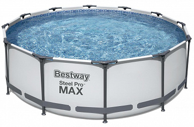 каркасный бассейн bestway 56418 bw steel pro max 366 х 100см, 9150 л