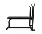 Скамья DFC Homegym D306 со стойками под штангу 