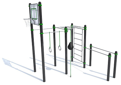 гимнастический комплекс гк-122-ст.01 для спортивной площадки