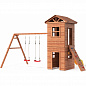 Детская деревянная площадка Можга Спортивный городок 8 с узким скалодромом СГ8-Р922 