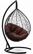 подвесное кресло-кокон laura outdoor sevilla verde sev-2 коричневое