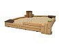 Песочница Эко Стандарт тип 6 для детской площадки