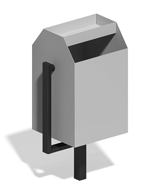 урна юнит мф-08.6 с пепельницей для улицы