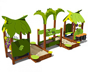 песочный дворик джунгли 05200.21 для детской площадки
