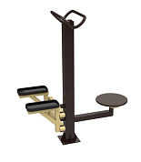 уличный тренажер sport-fora твистер стоя-степ yt56 для спортивной площадки