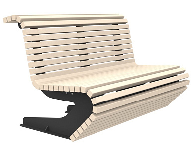 скамейка sport-fora sf-s4 для парков и зон отдыха