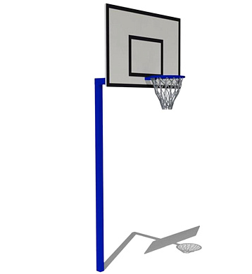 баскетбольная стойка игровая 12010 для игровой спортивной площадки