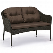 плетеный диван афина-мебель s54a-w53 brown