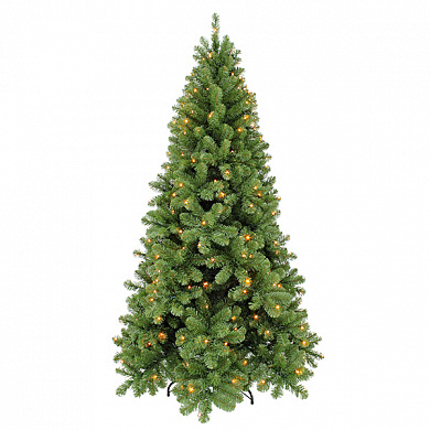 елка искусственная triumph санкт-петербург зеленая + 288 ламп 73187 230 см
