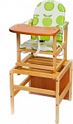 стул-стол для кормления пмдк премьер яблоко лдсп