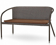 плетеный диван афина-мебель s139a-w53 brown