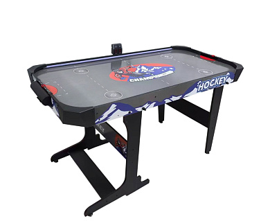 игровой стол - аэрохоккей dfc championship at-215 4 фута с подсветкой