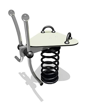 качалка вст 5859 на пружине для детской площадки