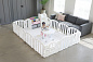 Детский манеж iFam First Baby Room белый IF-137-1-FBR-W10D