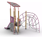 Детский комплекс Purpuri ДГ.ПУ.04 для игровой площадки