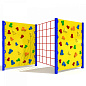 Уличная стенка-скалодром для лазания №2 для детской площадки