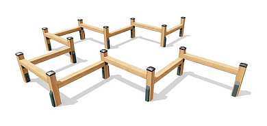 бум-бревно вст 8022/1 для игровой площадки