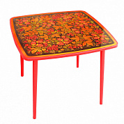 стол осень с хохломской росписью ягода/цветок 7209