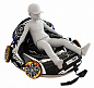 Надувные санки-тюбинг с сиденьем и ремнями Small Rider Snow Tubes 4 Машинки Racing XL с колесами