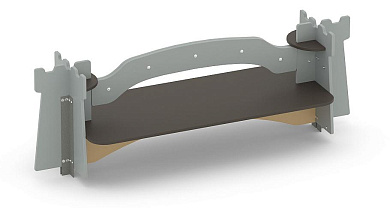 Скамейка Romana 115.72.00 со спинкой двусторонняя для улицы