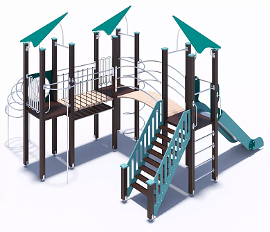 игровой комплекс plywood ик.пв008 для детской площадки