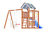Детская деревянная площадка Савушка TooSun 8 синий для дачи