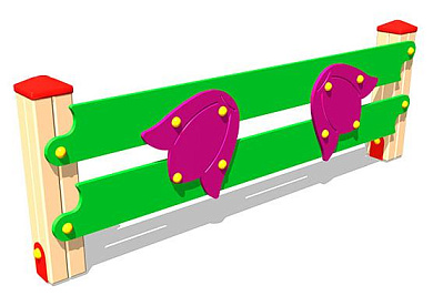ограждение колокольчик огд021 для уличной площадки