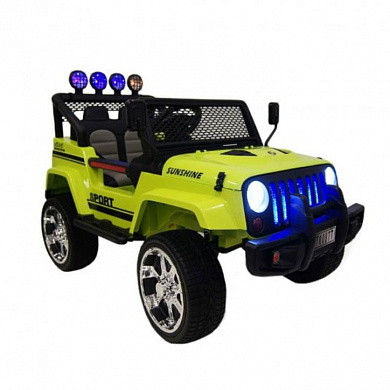 детский электромобиль rivertoys jeep t008tt 4х4