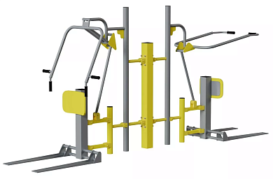 уличный тренажер fy-12808 для маломобильных групп населения