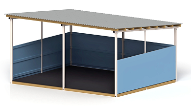 теневой навес стандарт тн-04 6х5 для детской площадки