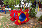 Лаз Труба-Бабочка ЭЛ024 для детской площадки