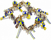игровой комплекс 07128 для детей 6-12 лет для уличной площадки