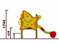 Горка Морская звезда 08017 для детской площадки