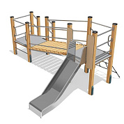 детский игровой комплекс вст 5511/2 для уличной площадки