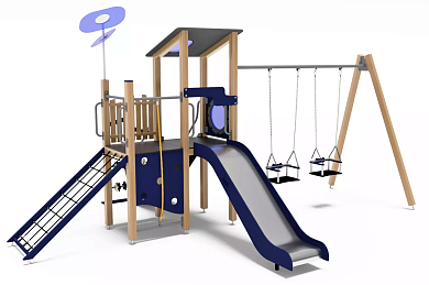 игровой комплекс оптимум-эко ик.006 для детской площадки