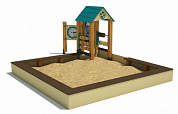 песочница теремок тип 1 для детской площадки