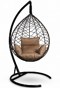 подвесное кресло-кокон laura outdoor alicante ali коричневое