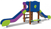 горка двойная 08401.21 для детской площадки