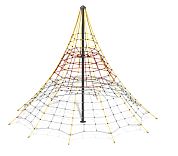 канатная пирамида кио-09 для уличной площадки