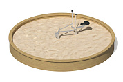 песочница круглая пс-99 для детской площадки