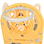 Детская горка Pituso Duck FE-HT-MYY05 yellow с баскетбольным кольцом